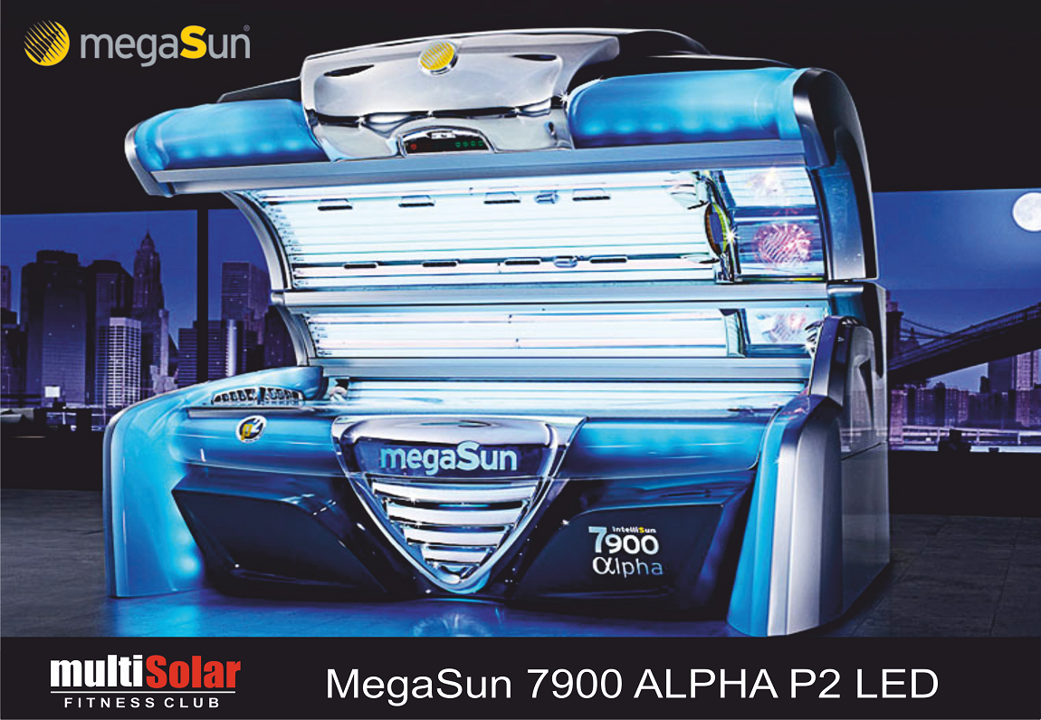 MegaSun 7900 Alpha | MultiSolar MultiSolar Fitness Club | Solarium Siłownia Sauna StudioGYM - Studio Smukłej Sylwetki | Szczecin Police - SOLARIUM Roweckiego kabina 5 